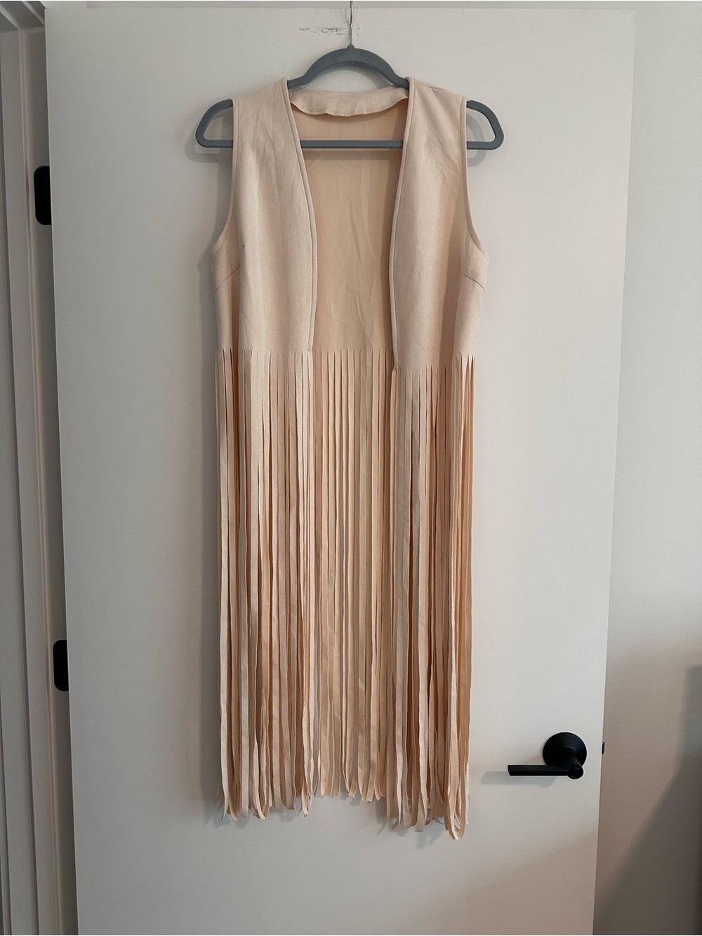 Saints & Hearts Faux Suede Long Fringe Vest | Boho Festival Layering Piece